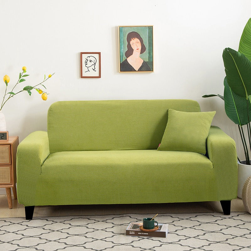 Cotton and Linen Stretch Sofa Cover