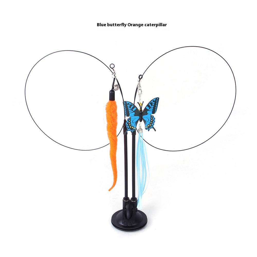 Interactive Cat Toy with Suction Cup
