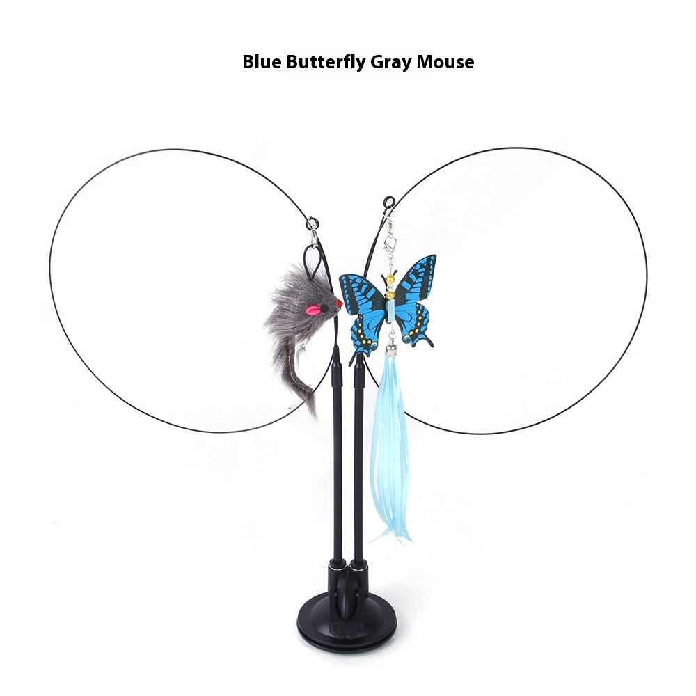 Interactive Cat Toy with Suction Cup