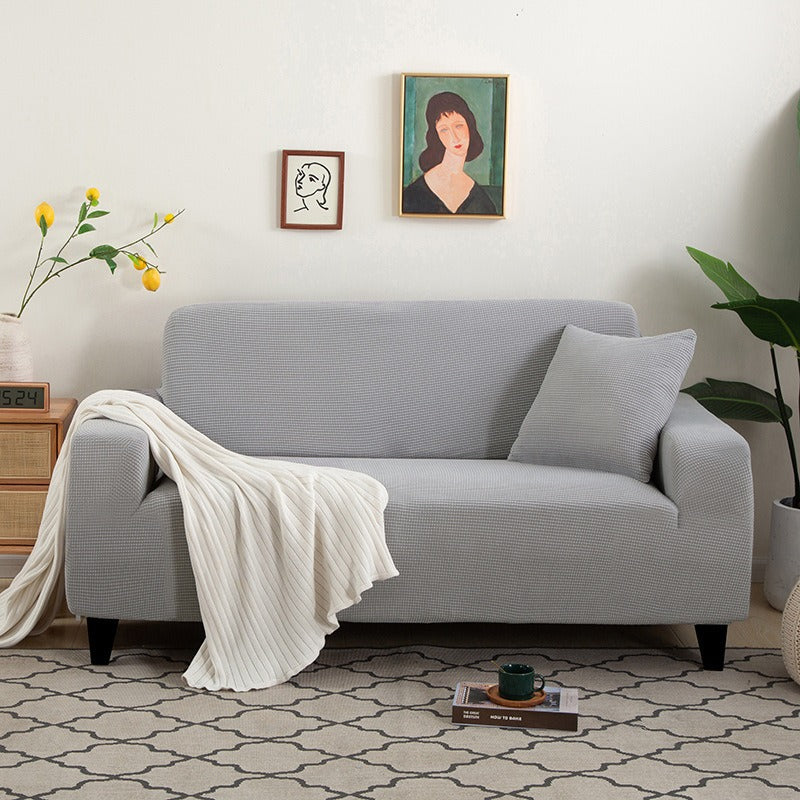 Cotton and Linen Stretch Sofa Cover