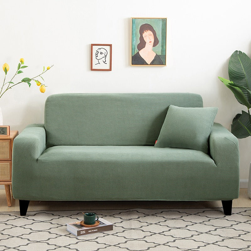 Cotton and Linen Stretch Sofa Cover