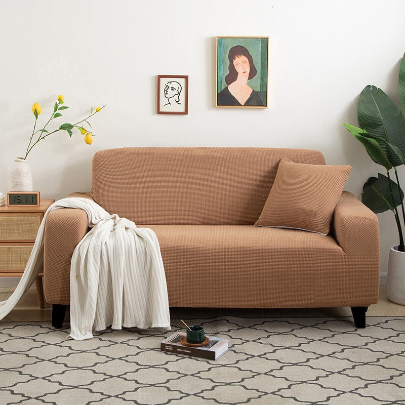 Cotton and Linen Stretch Sofa Cover