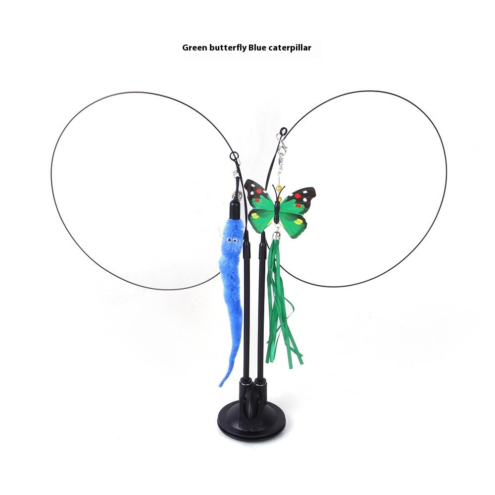 Interactive Cat Toy with Suction Cup