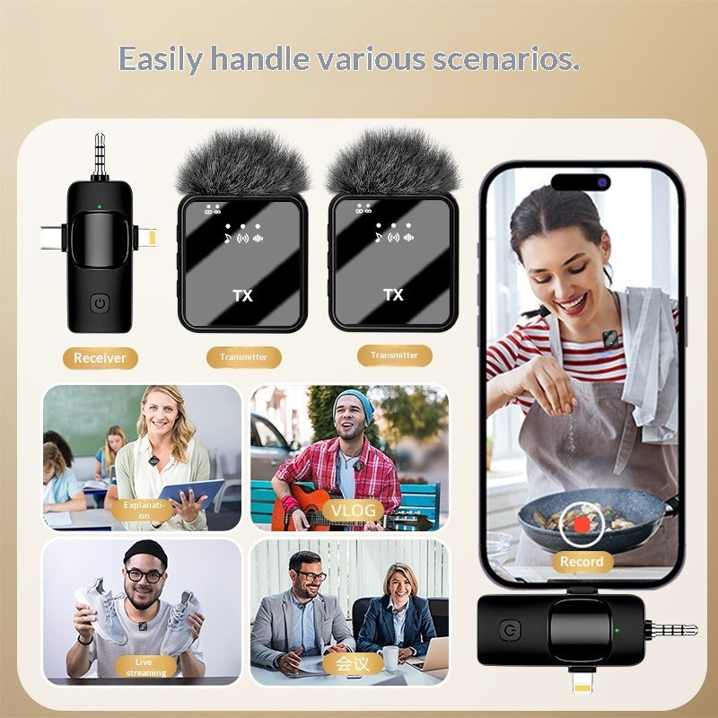 Professional Portable Clip-On Microphone