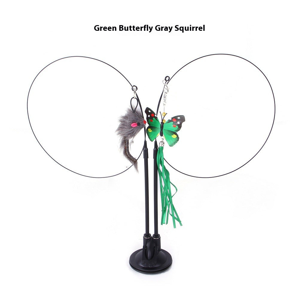 Interactive Cat Toy with Suction Cup