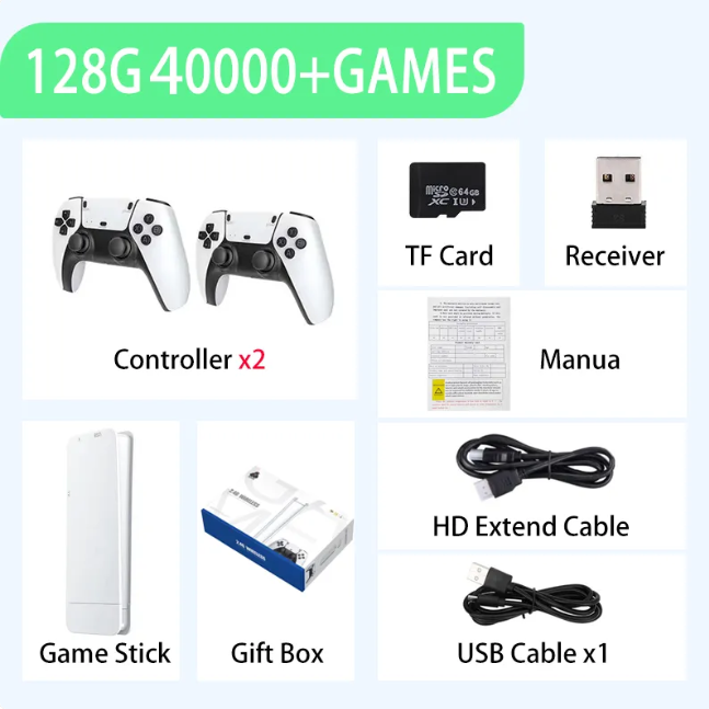 迷你复古电视游戏机 4K