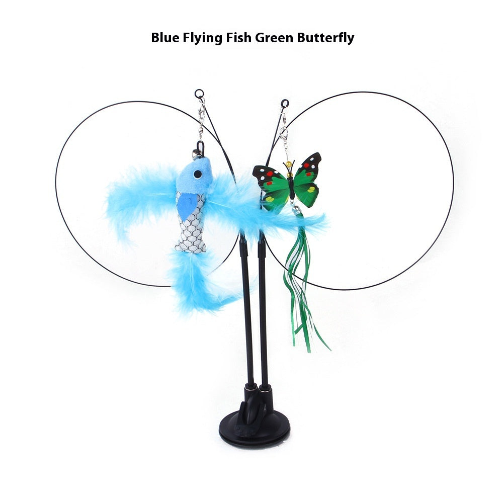 Interactive Cat Toy with Suction Cup
