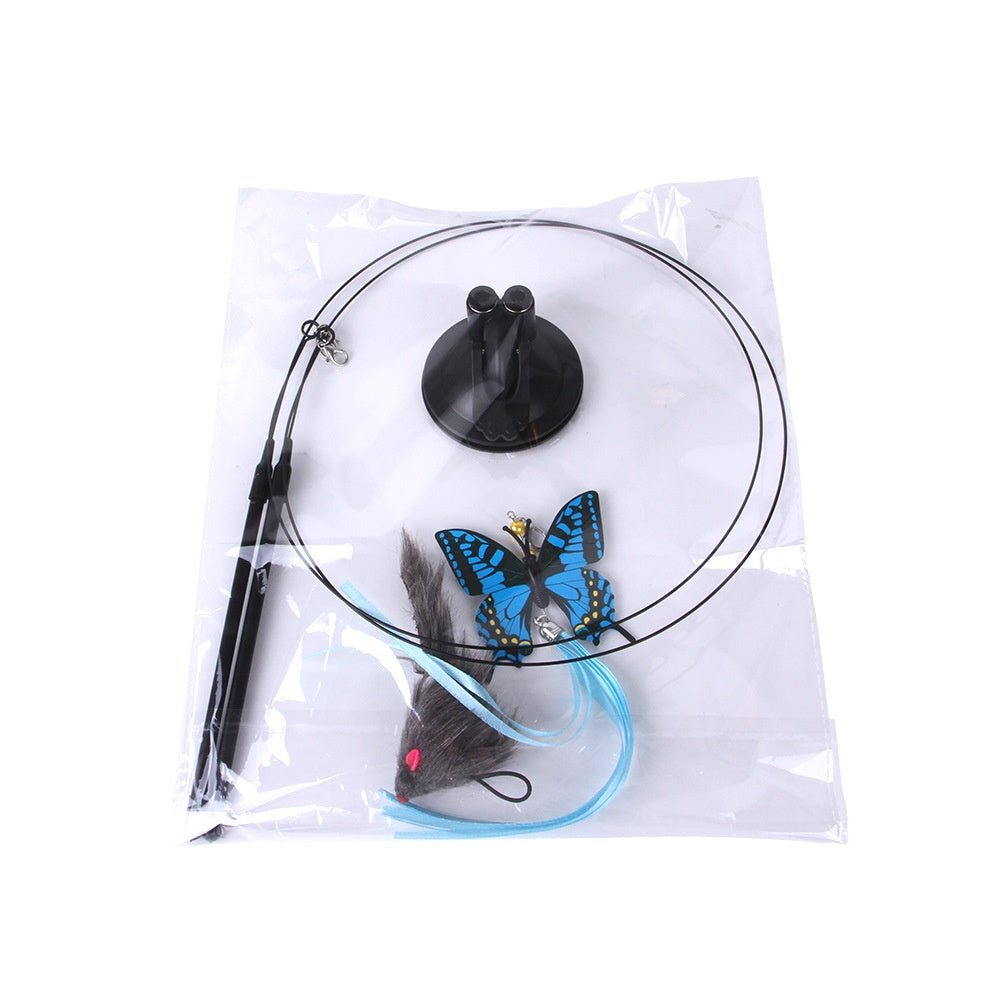 Interactive Cat Toy with Suction Cup