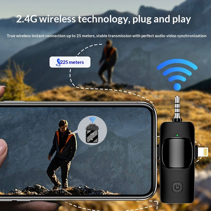 Professional Portable Clip-On Microphone