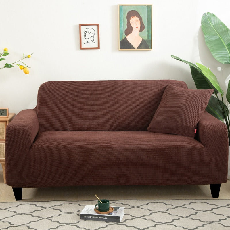 Cotton and Linen Stretch Sofa Cover